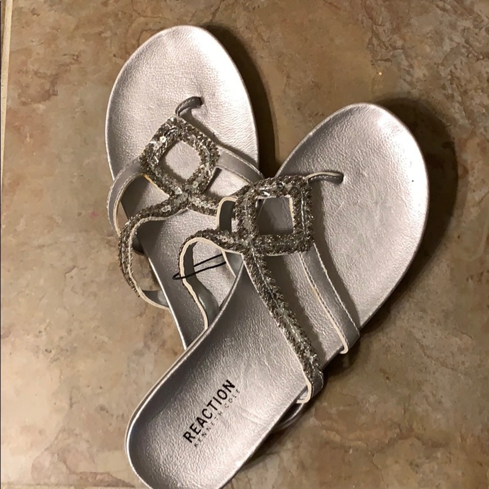Kenneth Cole Reaction Sequin Flip Flops